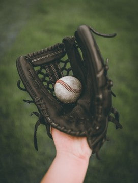 Caught Baseball In Glove