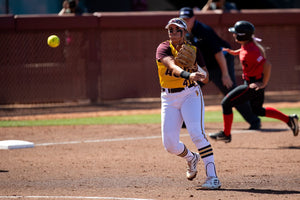 Softball Throwing - Girl Throwing A Softball Correctly